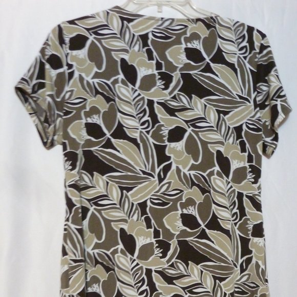 Multicolored East 5th Beautiful V- neck Blouse - Picture 5 of 9